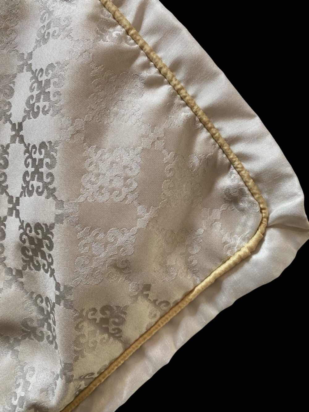 Martha Stewart Silver and Tan Euro Shams, Set of 2 - Picture 3 of 8